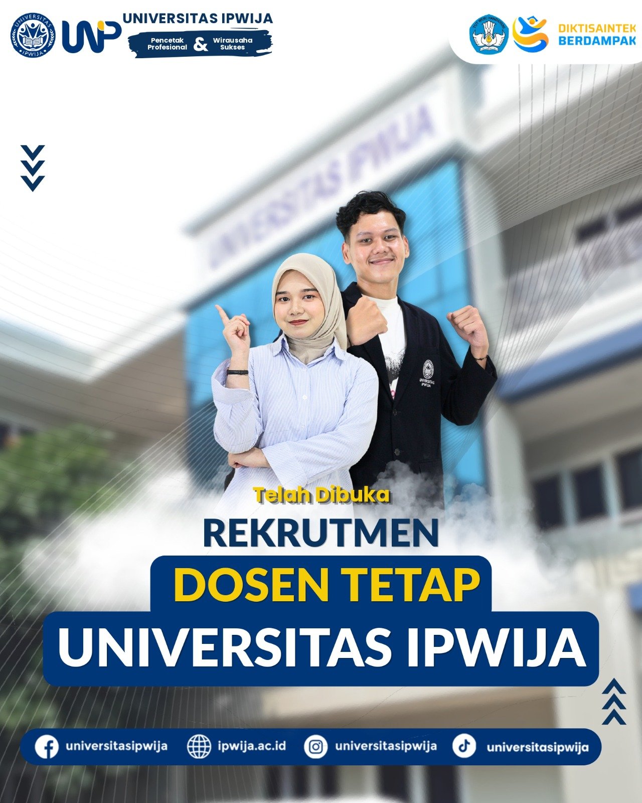 Rekrutmen Dosen Tetap Universitas IPWIJA Tahun 2026 resmi dibuka